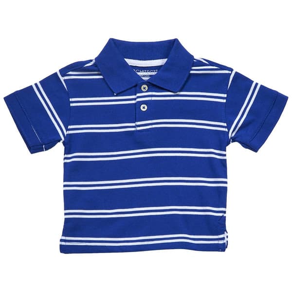 Baby Boy (12-24M) Architect(R) Stripe Pique Short Sleeve Polo - image 