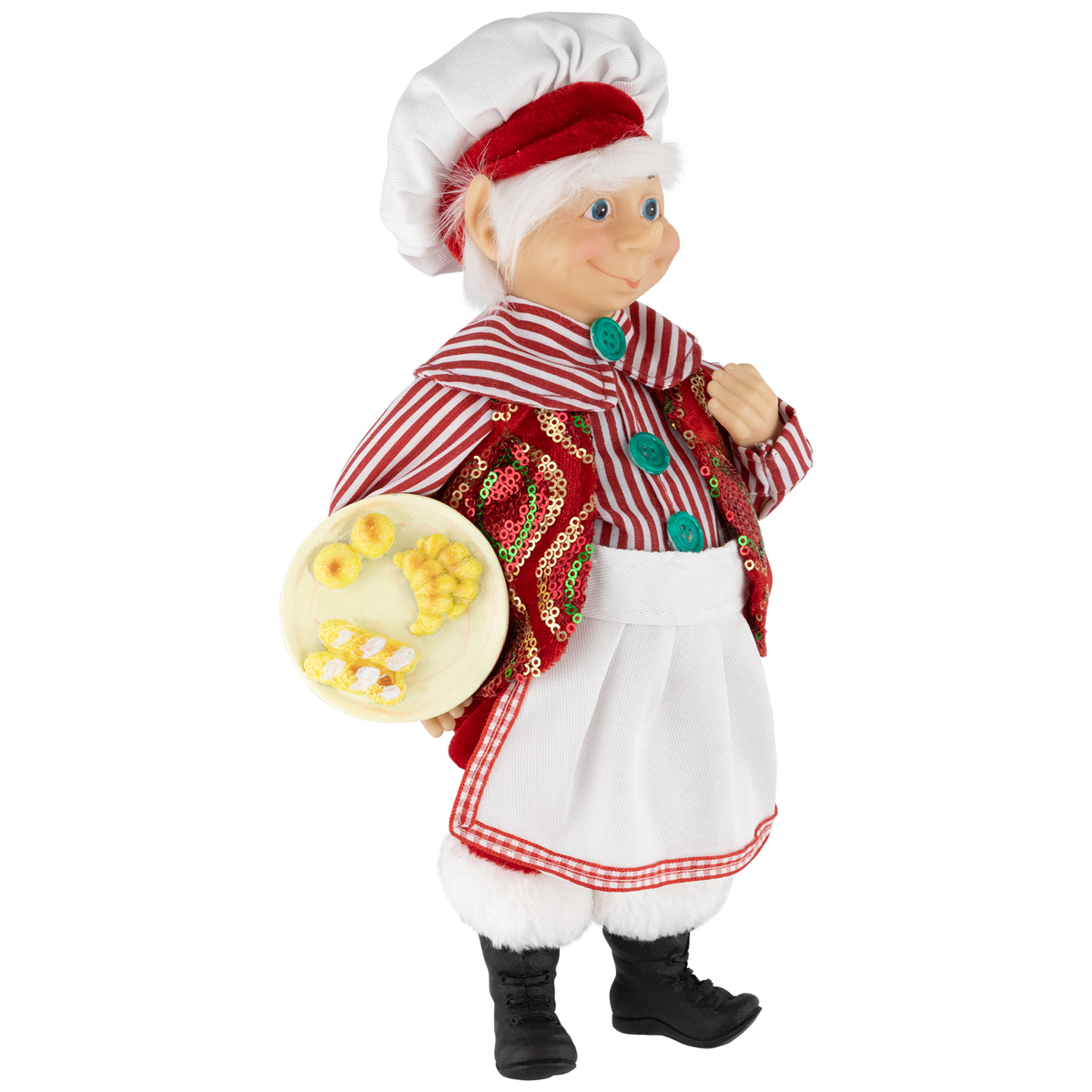 Northlight Chef Elf with Baked Goods Christmas Figure - 12in.