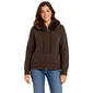 Juniors No Comment Detachable Fur Trim Sweater Zip Up Jacket - image 1