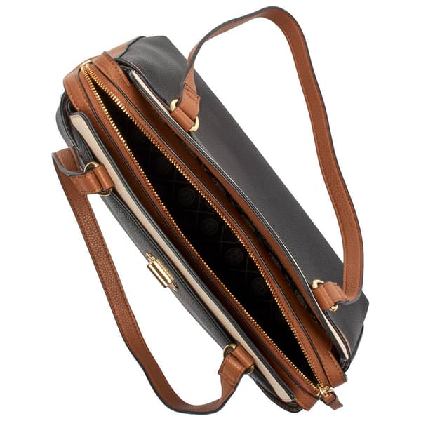 Nanette Lepore Kathryn Shoulder Bag - Black / Ecru / Hazelnut