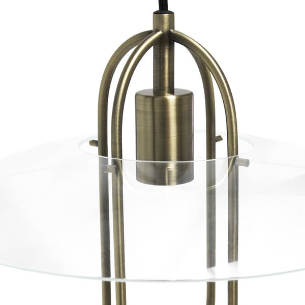 Lalia Home 1 Light Elongated Metal Pendant Light