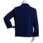 Plus Size Kasper Long Sleeve Two Button Navy Jacket - image 2