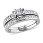 Loveblooms&#40;tm&#41;  Multi-Shape 1/3ctw. Diamonds Bridal Ring Set - image 1