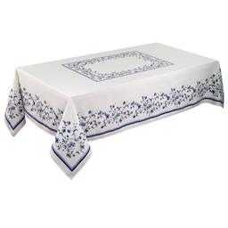 Spode(R) Blue Portofino Blue & White Floral Tablecloth
