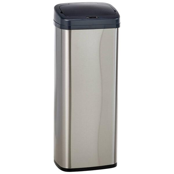 50 Litre Brushed Stainless Steel Touchless Waste Bin - image 