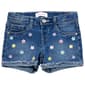 Girls (4-6x) Squeeze Roll Cuff Shorts w/ Multi Color Daisies - image 2