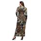 Womens 24/7 Comfort Apparel Green Empire Waist Pocket Maxi Dress - image 2