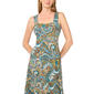 Womens MSK Sleeveless Square Neck Paisley Midi Dress - image 4