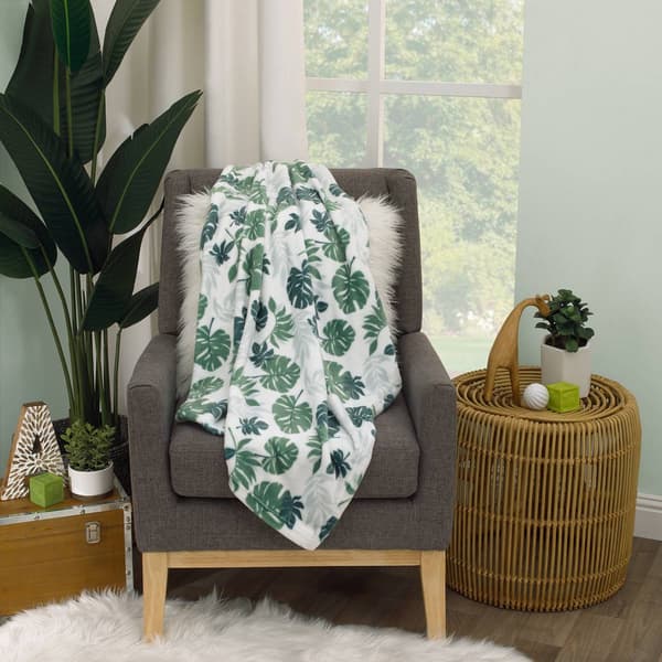 Little Love by NoJo Palm Leaf Baby Blanket