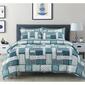 Spirit Linen Home&#40;tm&#41; 8pc Bed-in-a-Bag Green Geo Comforter Set - image 1