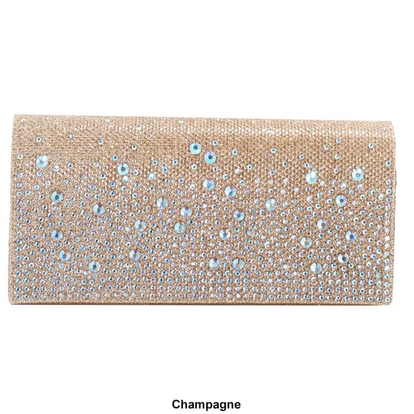 Jessica McClintock Chloe Cascading Stone Evening Clutch