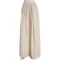 Juniors Hunter & Brown Stripe Linen Blend Fashion Wide Leg Pants - image 1