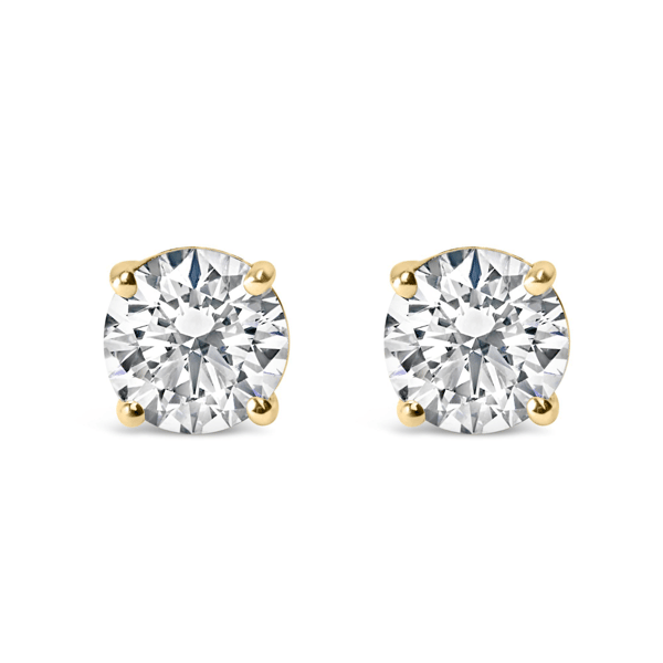 Haus of Brilliance Gold 1ctw Lab-Grown Diamond Stud Earrings - image 