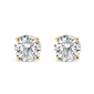 Haus of Brilliance Gold 1ctw Lab-Grown Diamond Stud Earrings - image 1