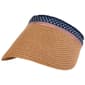 Womens Madd Hatter USA Straw Visor - image 1
