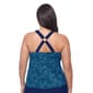 Plus Size American Beach Ring Back Jump Around Tankini Swim Top - image 2