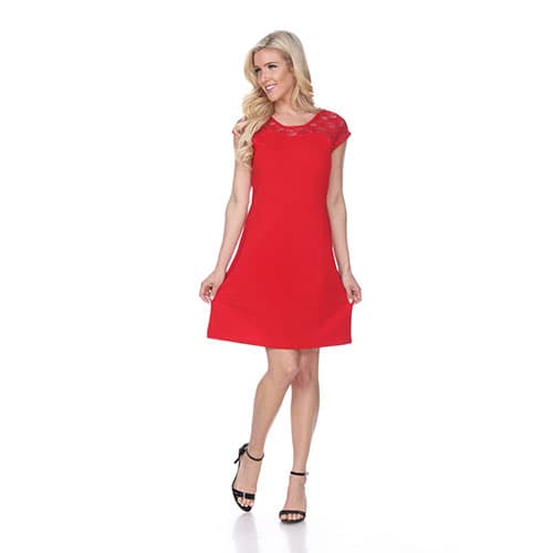 Womens White Mark Pelagia Shift Dress