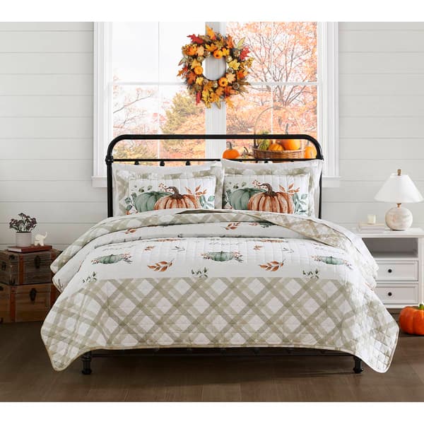 Avanti Grateful Patch 3pc. Reversible Quilt Set