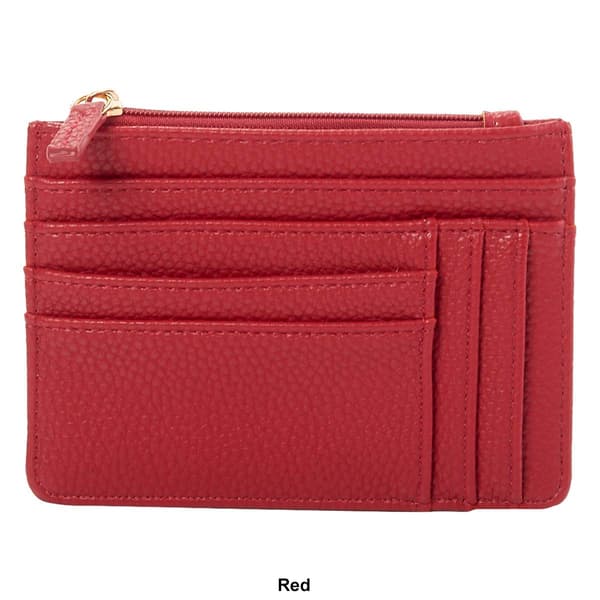 Womens Julia Buxton Pebble Textured Slot Coin Pouch
