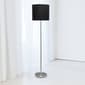Simple Designs Brushed Nickel Drum Shade Floor Lamp - image 4