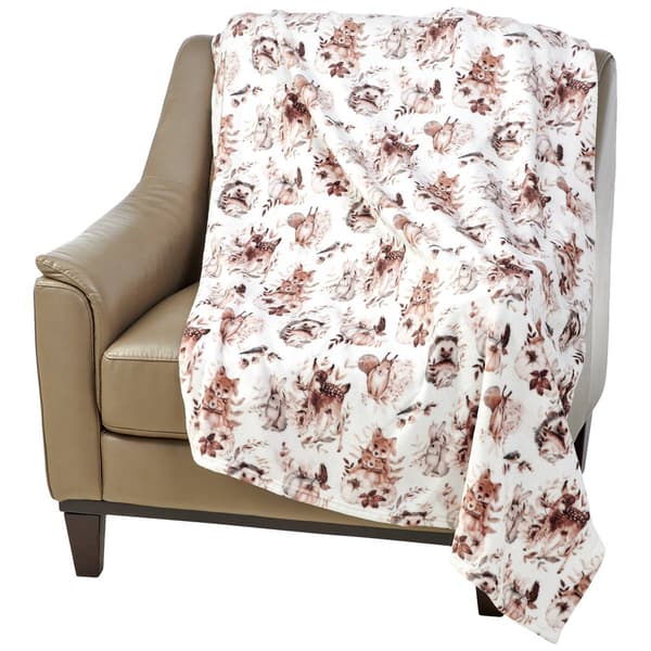 Ashley Cooper&#8482; Woodland Pals Plush Throw