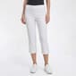 Petite Briggs Crochet Hem Luxe Millennium Capris - image 2