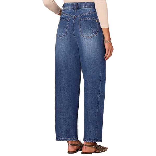 Petite Democracy &#8220;Ab&#8221;solution&#174; Wide Leg Solid High Rise Jeans