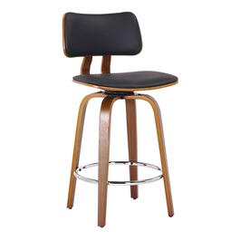 Nspire Mid-Century Faux Leather 26in. Counter Stool w/ Swivel