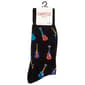 Mens Davco(R) Electric Guitars Crew Socks - image 1