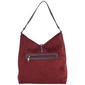 Sam & Hadley Embroidered Suede Hobo - image 4