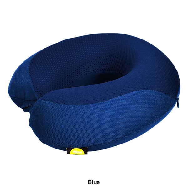 Rejuve Health Wellness Two-Tone Memory Foam Travel Neck Pillow