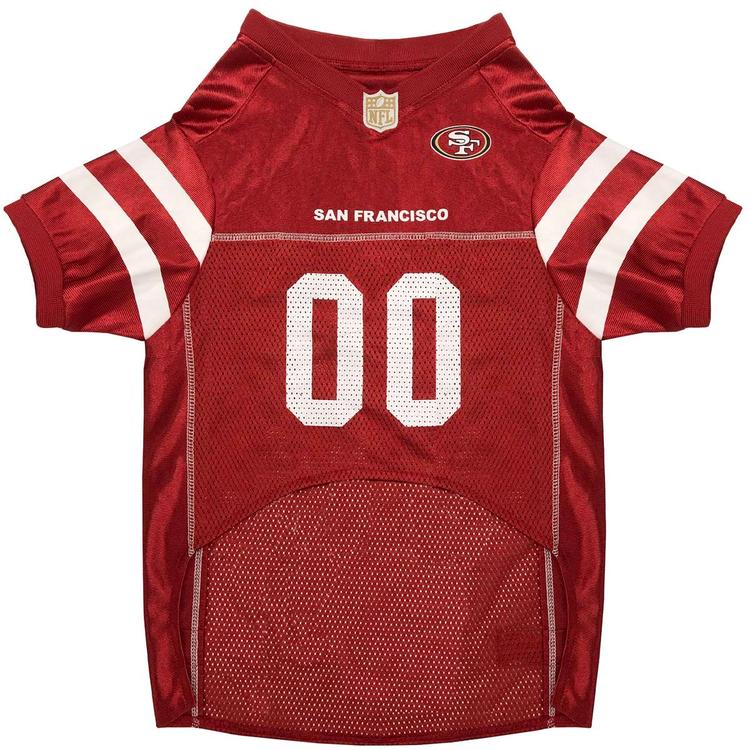 NFL San Francisco 49ers Mesh Pet Jersey