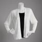 Womens 89th & Madison Long Sleeve Perforated Open Cardigan - image 1