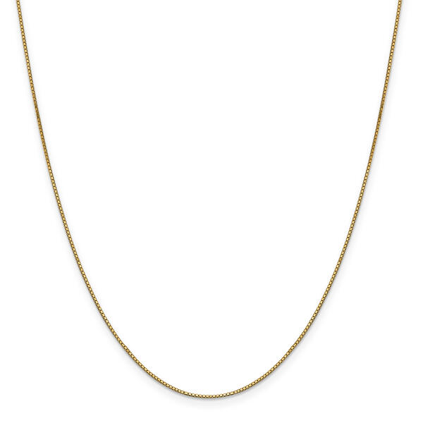 Gold Classics&#40;tm&#41; .90mm. 14t. Gold Box Chain Necklace - image 