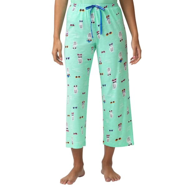 Womens HUE Tabbies On The Town Printed Capris