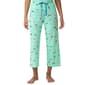 Womens HUE Tabbies On The Town Printed Capris - image 1