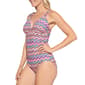 Womens Christina Blue Missonish Stripe One Piece Swimsuit - image 2
