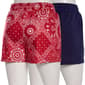 Juniors Jolie & Joy 2pk. Americana Fleece Shorts - Patchwork - image 3