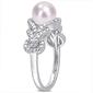 Gemstone Classics&#8482; Pearl & Diamond Accent Infinity Ring - image 2