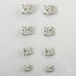 Ellen Tracy 4pc. Square Cubic Zirconia Earrings - image 1