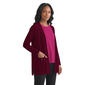 Womens Jones New York Long Sleeve Open Front Solid Cardigan - image 3