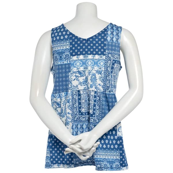 Plus Size Absolutely Famous Crochet Bra Empire Waist Blouse