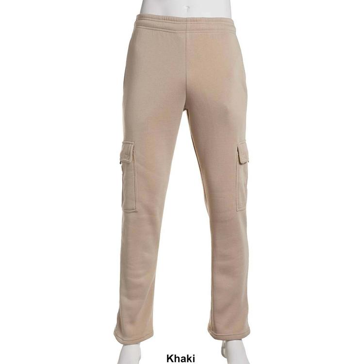 Mens Cougar® Sport Solid Cargo Pockets Jogger Sweatpants