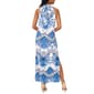 Womens MSK Sleeveless Challis Halter Neck Midi Dress - image 2