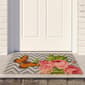 Northlight Seasonal Rose with a Butterfly Chevron Spring Doormat - image 2