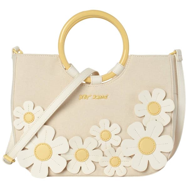 Betsey Johnson Xoonyx Satchel with Florals