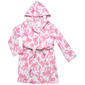 Girls Rene Rofe(R) Frostie Hugs Bow Plush Robe - image 1