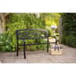 Evergreen Cardinals Metal Garden Bench - image 2
