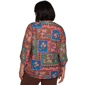 Plus Size Ruby Rd. Romance On The Ranch Pleated Floral Blouse - image 2