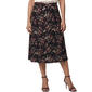 Womens NY Collection Pullon Floral Hacchi Skirt - image 1